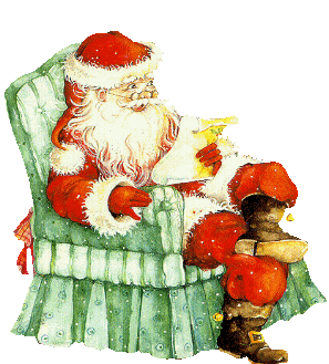 Babbo Natale in poltrona