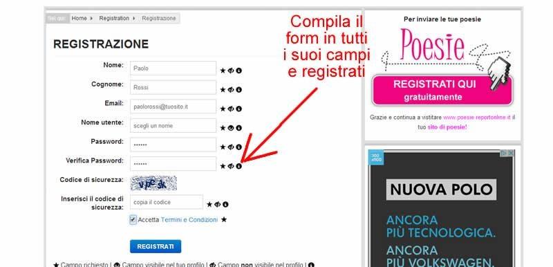 registrazione